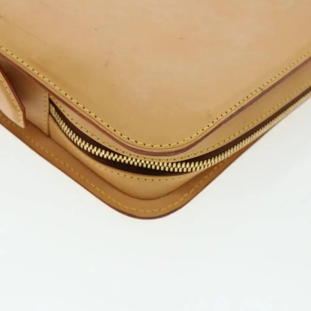 LOUIS VUITTON Valtec Briefcase Nomad Leather Beige M99071